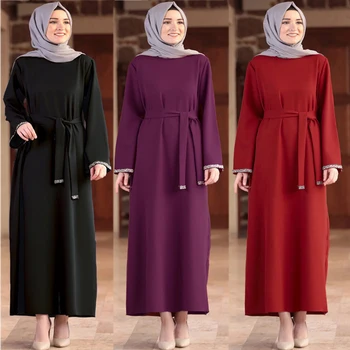  Abaya Dubai Türgis Islam Araabia Moslemi Pikk Hijab Kleit Seal Kaftan Rüü Musulmane Djellaba Femme Abayas Naiste Kauhtana MarocaiS559