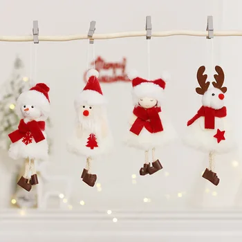  Jõulud Armas Snowman Nukk Häid Jõule Decoratoions Kodu-Xmas Tree Ripats Kaunistused Lapsed Kingitused Head Uut Aastat 2023