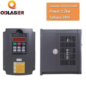 QDLASER 2,2 kw, VFD 380v Variable Frequency Drive VFD Inverter 3HP Sisend 3HP sagedusmuundur spindel mootor kiiruse reguleerimine