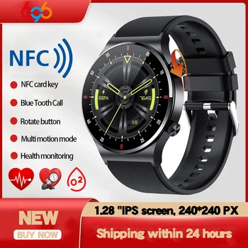  2022 Uus Meeste Sinine Hammas Kõne Smart Watch NFC-Kaardi Võti Südame Löögisagedus, vererõhk Testimine tervisespordi-Tracker Naiste Smartwatch