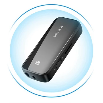  Lavalier 5.0 Bluetooth Audio Receiver USB-DAC 3,5 Mm Traadita Heli Kõrvaklappide Võimendi NFC Aptx Aptx Bluetooth-Adapteriga